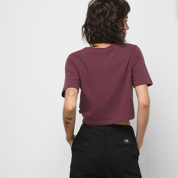 VANS FLYING V CROP CREW SPORT TEE - Picture 2 of 7